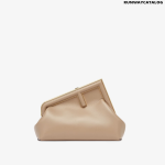 Fendi First Small Dove gray leather bag