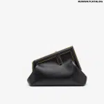 Black nappa leather bag