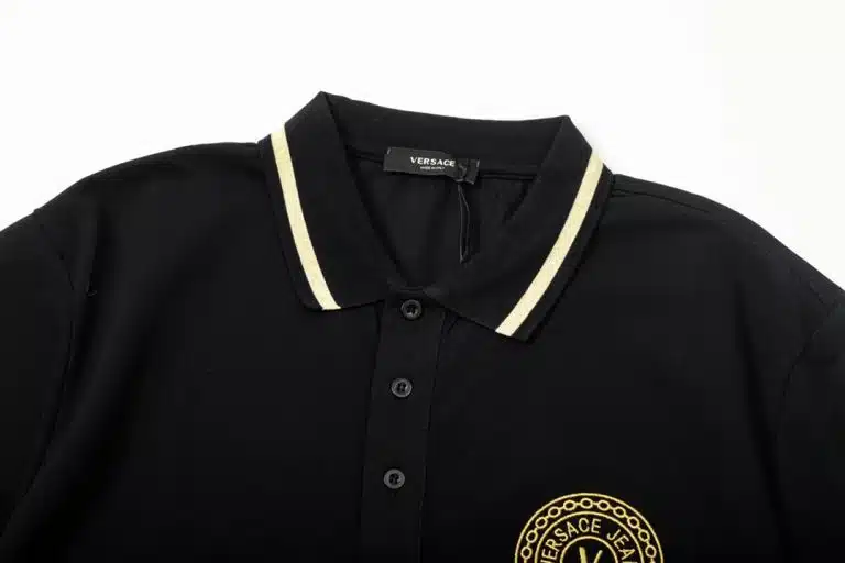 Versace V-Emblem Polo Shirt - Image 2