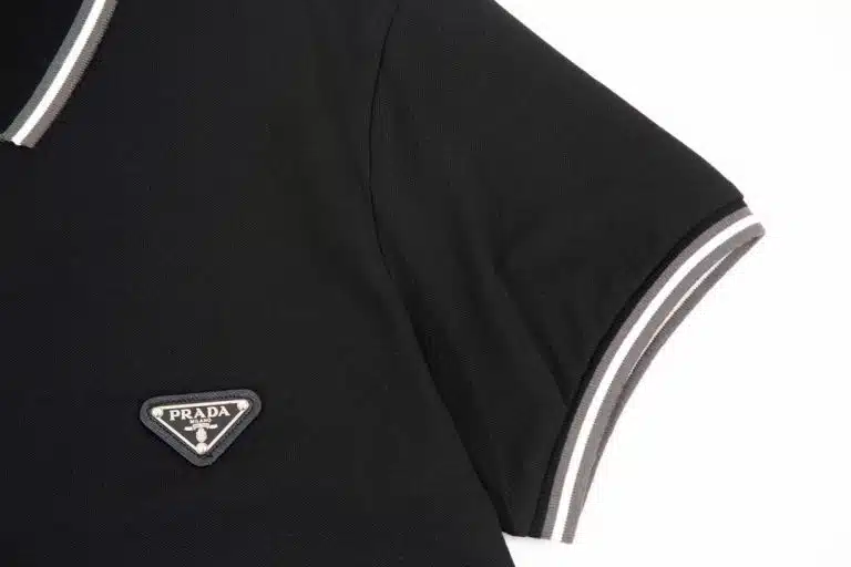 Prada Cotton Black Polo shirt - Image 2