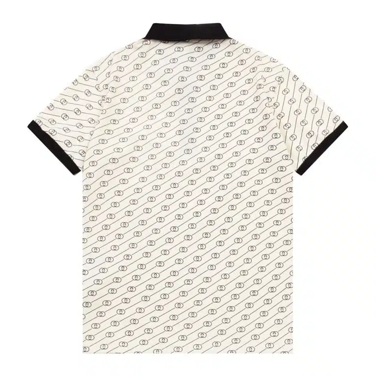 Gucci Cotton GG Polo Shirt - Image 4