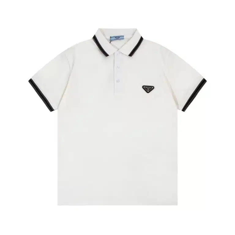 Prada Cotton White Polo shirt