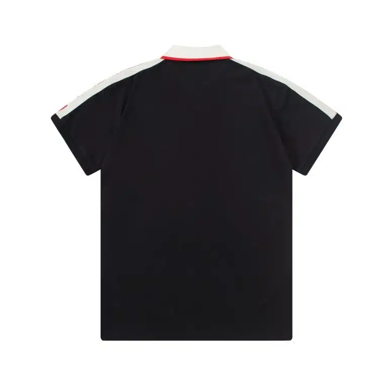 Gucci Side Stripe Logo Pique Polo - Image 4