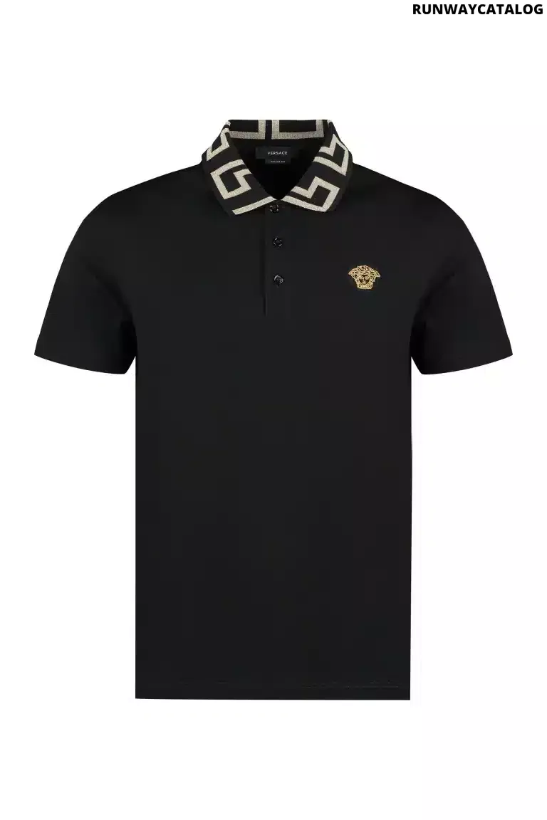 Versace Cotton piqué Polo shirt