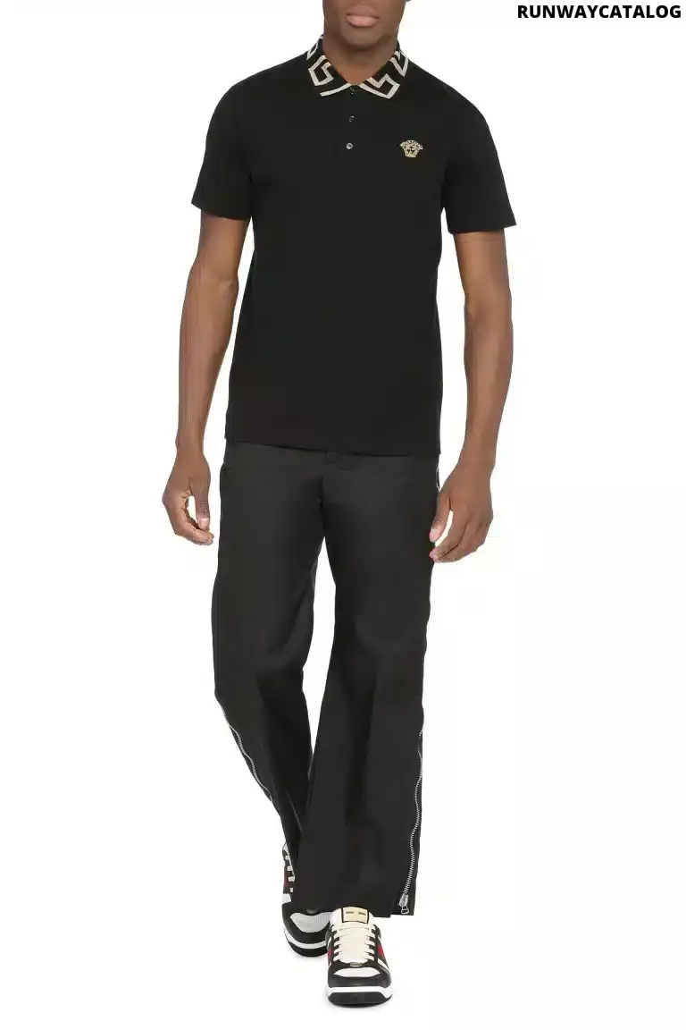 Versace Cotton piqué Polo shirt - Image 3