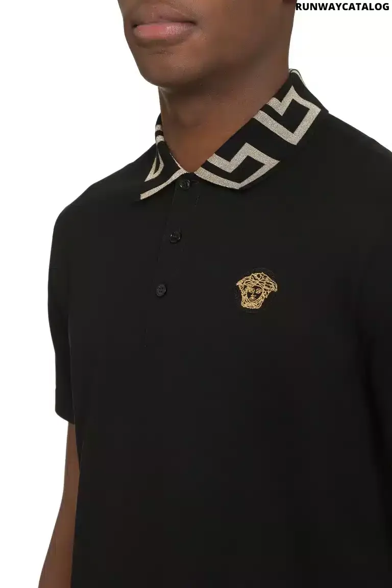 Versace Cotton piqué Polo shirt - Image 2