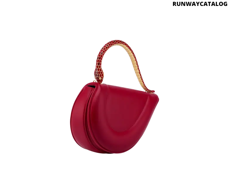 Bvlgari Serpenti Cuore 1968 Top Handle Bag – Royal Ruby - Image 5