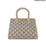 Bvlgari Serpentine Duo Tote Bag – Bright Travertino SuedeQ