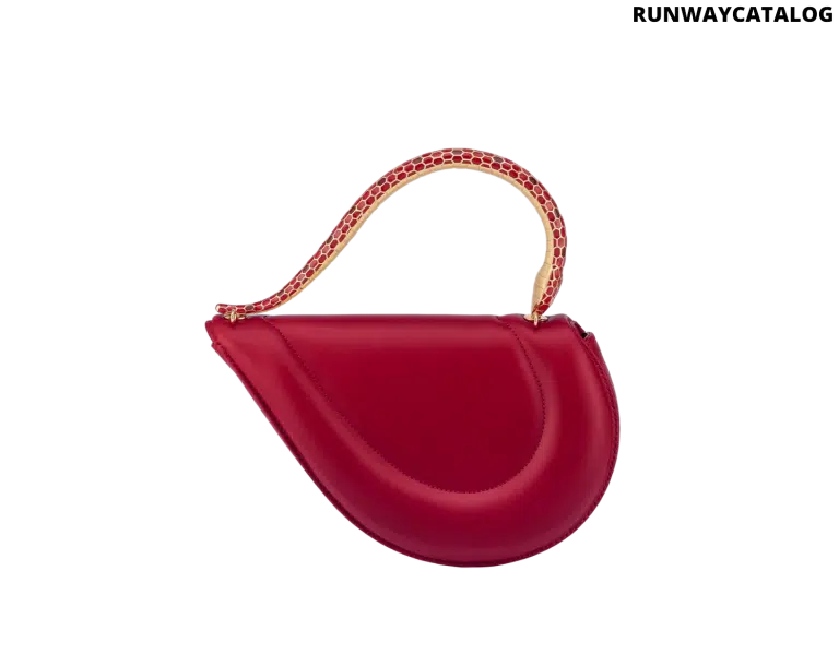 Bvlgari Serpenti Cuore 1968 Top Handle Bag – Royal Ruby - Image 4