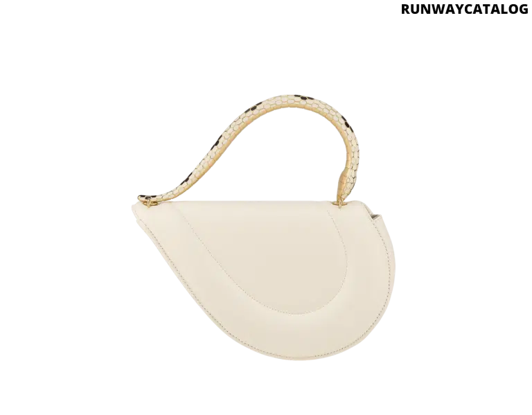 Bvlgari Serpenti Cuore 1968 Top Handle Bag – Perla White - Image 5