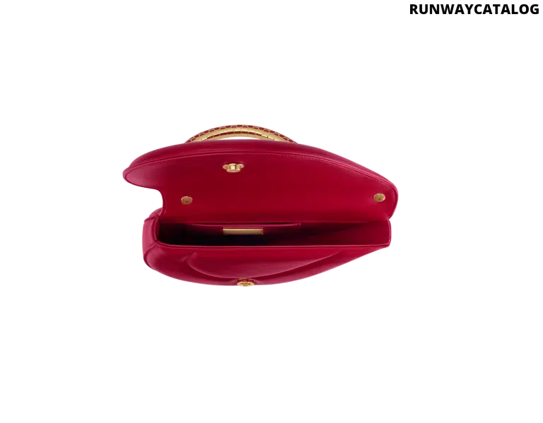 Bvlgari Serpenti Cuore 1968 Top Handle Bag – Royal Ruby - Image 3