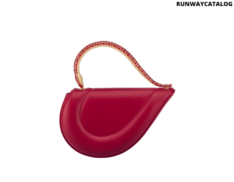 Bvlgari Serpenti Cuore 1968 Top Handle Bag – Royal Ruby - Image 2