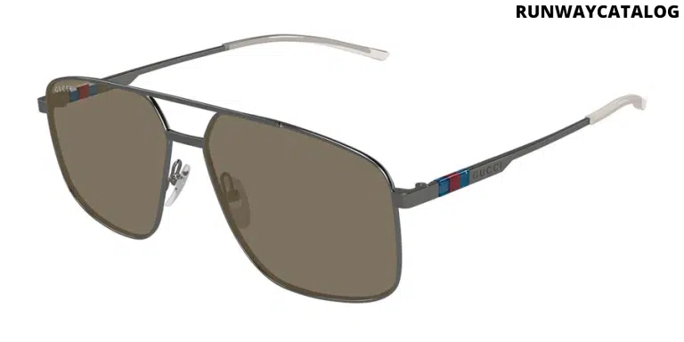 GUCCI GG 1676S sunglasses with an oversized frame, UV protection, and signature Gucci details.