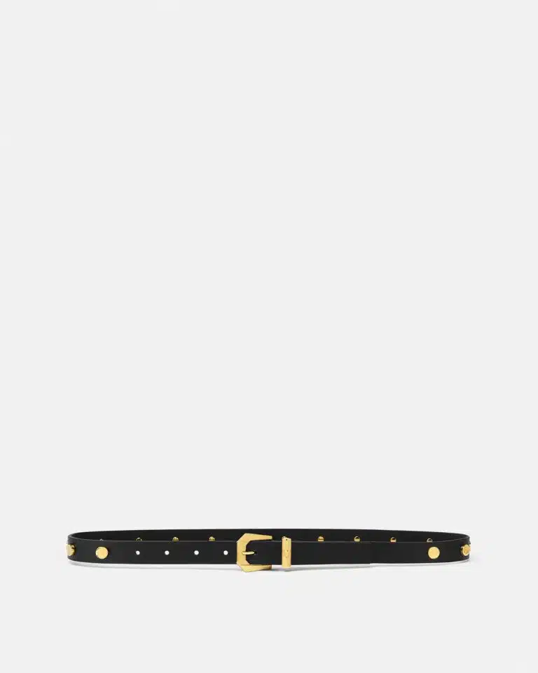 Versace Medusa Heritage Thin Leather Belt