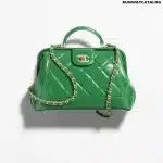 Green Patent Leather Bag