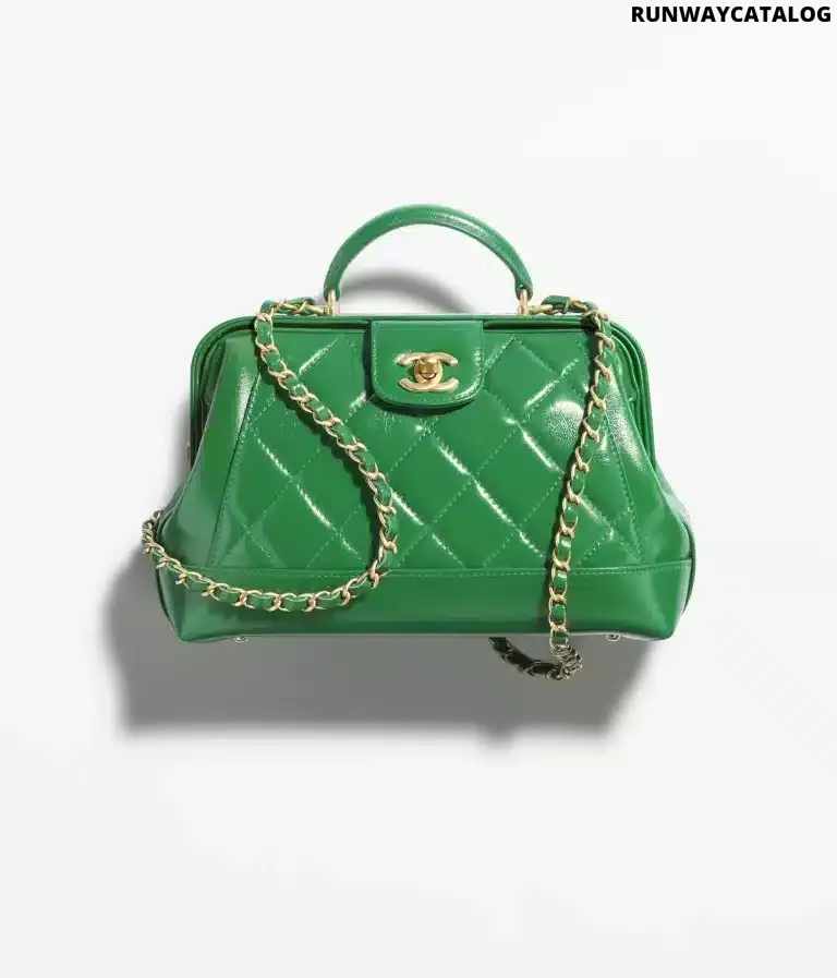 Green Patent Leather Bag