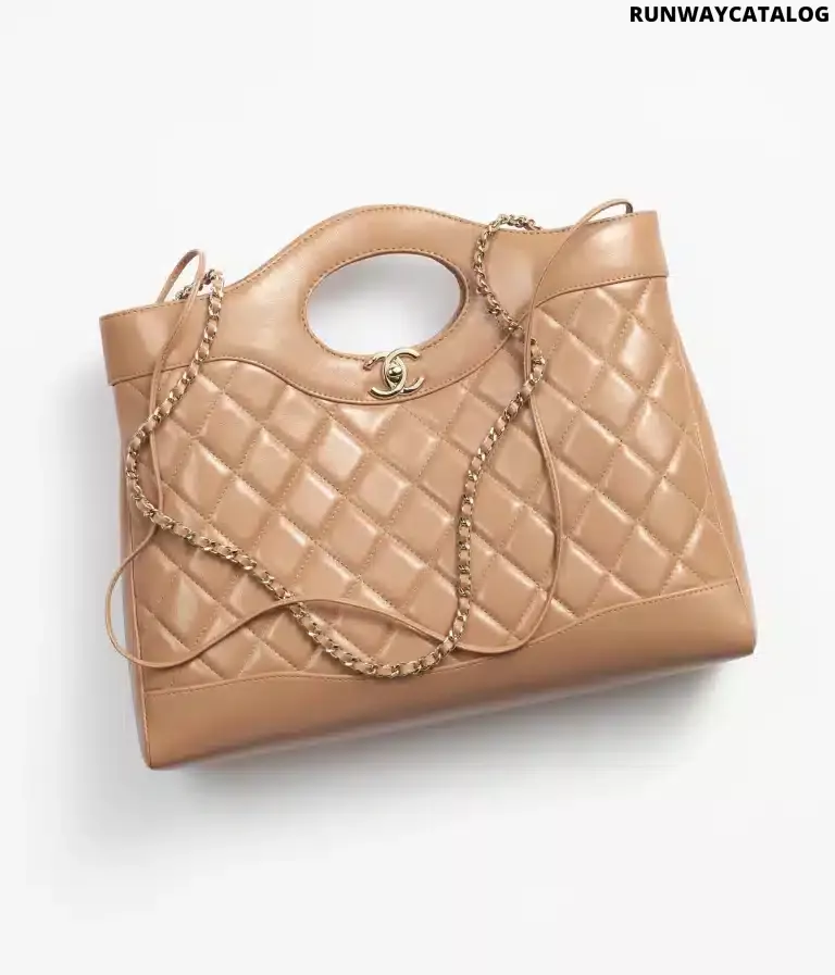 Beige Leather Bag - Image 2