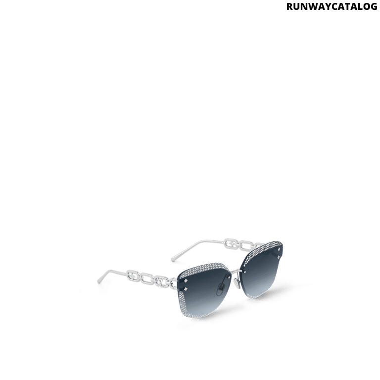 LV Jewel Strass Cat Eye Sunglasses - Image 2