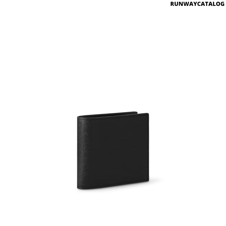 Louis Vuitton Marco Wallet – Black Taiga Leather - Image 5