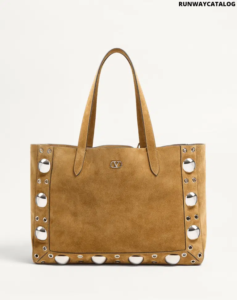 Valentino Garavani Nellcôte Suede Shopping Bag