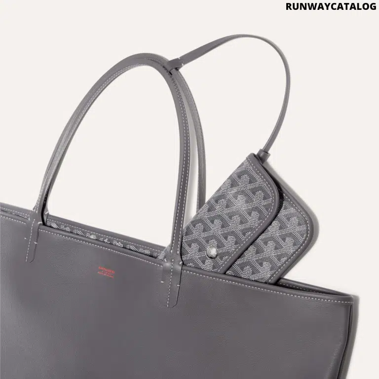 Goyard Anjou GM Bag – Reversible Leather & Goyardine Tote - Image 3