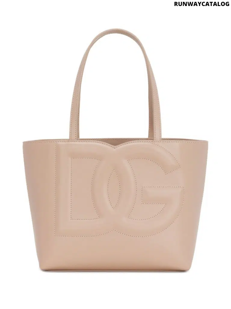 Dolce & Gabbana Small DG Logo Shopper Bag – Powder Pink - Image 3