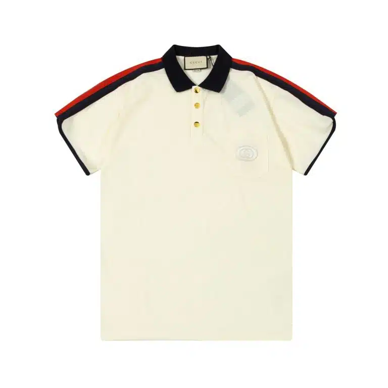 Gucci GG Logo Pique Polo Shirt