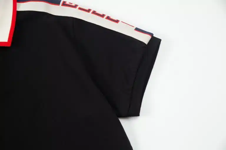 Gucci Side Stripe Logo Pique Polo - Image 3