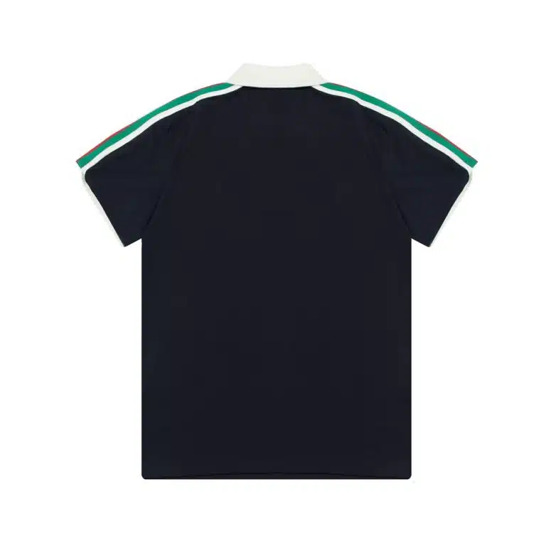 Gucci GG Logo Pique Polo Shirt - Image 4