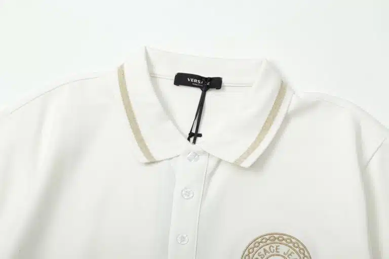 Versace V-Emblem Polo Shirt - Image 2