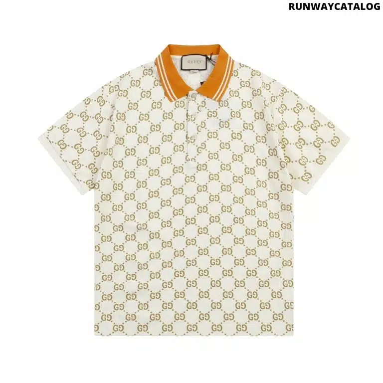 Gucci GG Print Polo Shirt