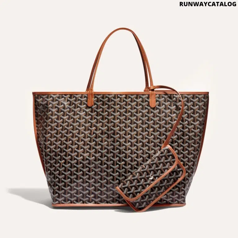 Goyard Anjou GM Bag – Reversible Leather & Goyardine Canvas - Image 4