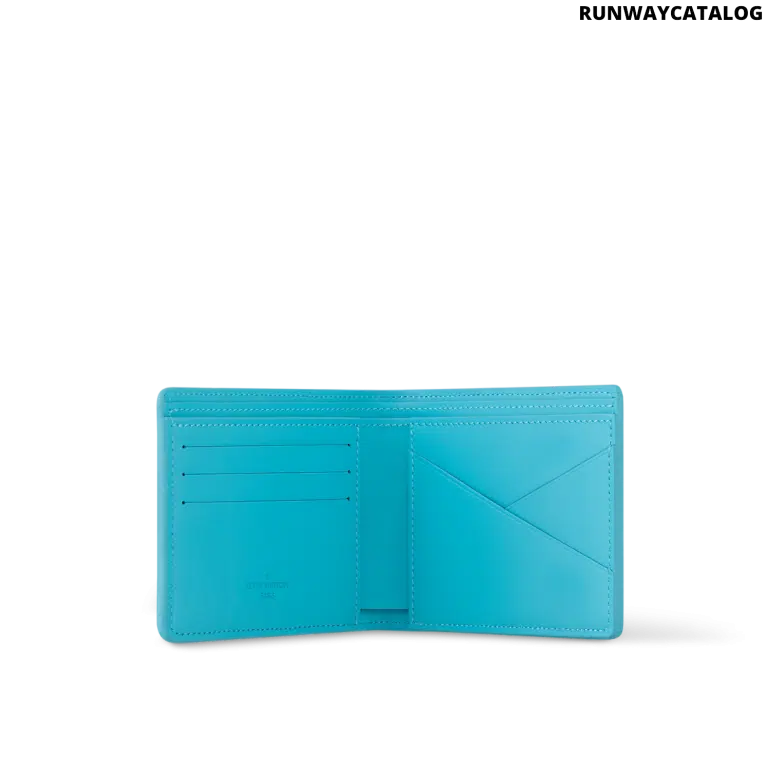 Louis Vuitton Multiple Wallet – Turquoise Taurillon Monogram - Image 3