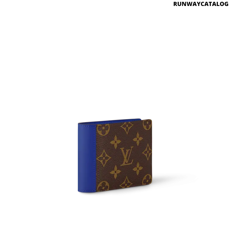 Louis Vuitton Multiple Wallet – Monogram Macassar Indigo Blue - Image 4