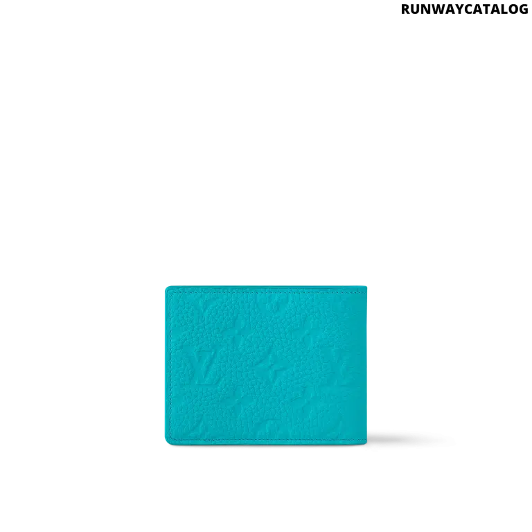 Louis Vuitton Multiple Wallet – Turquoise Taurillon Monogram - Image 2