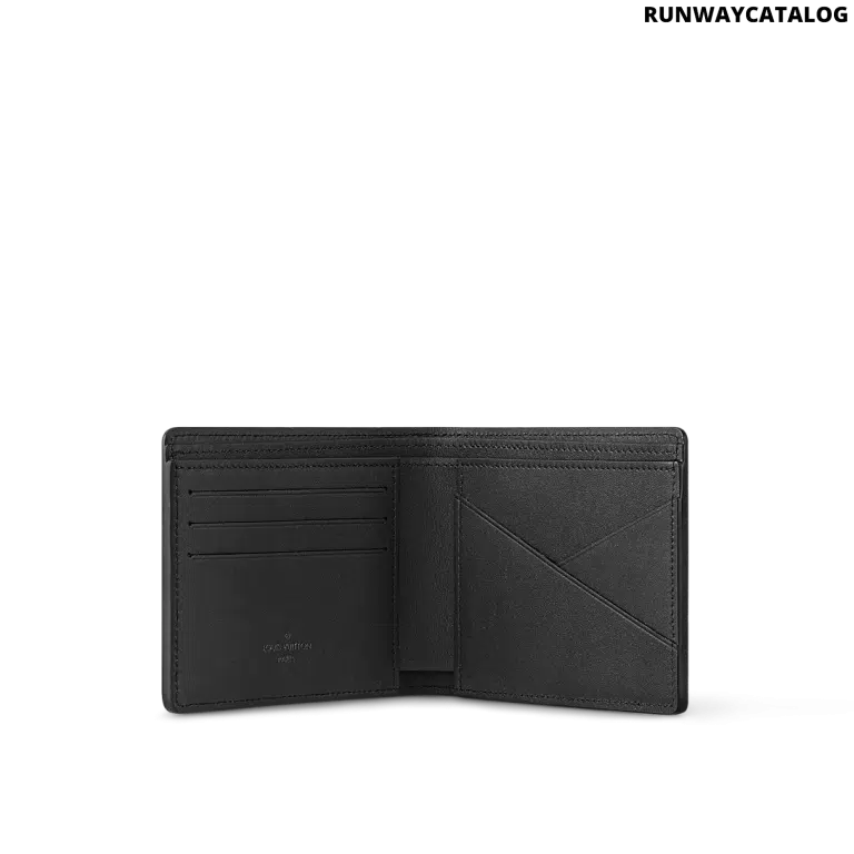 Louis Vuitton Multiple Wallet – LV Aerogram Black Calf Leather - Image 4