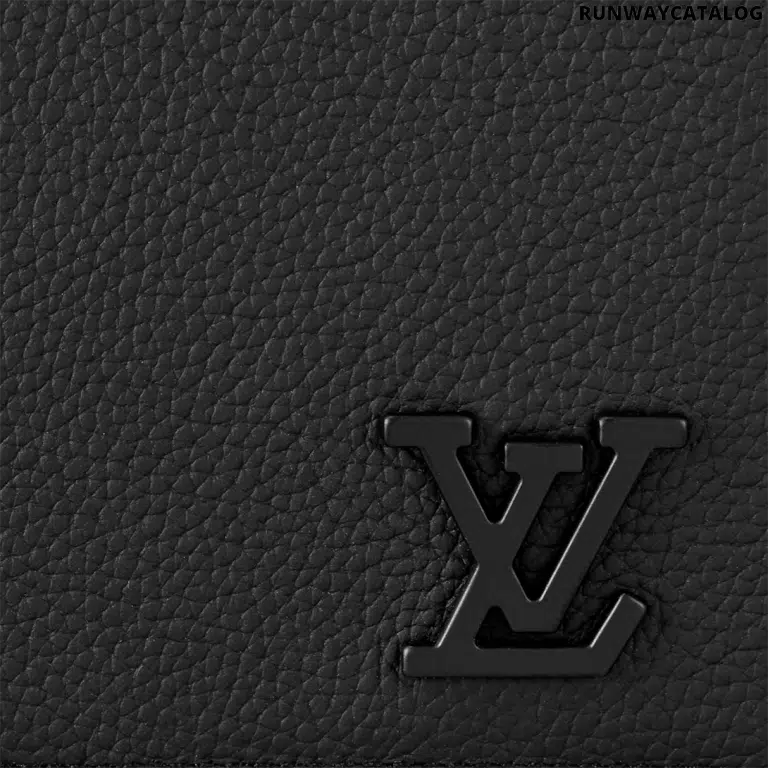 Louis Vuitton Multiple Wallet – LV Aerogram Black Calf Leather - Image 3