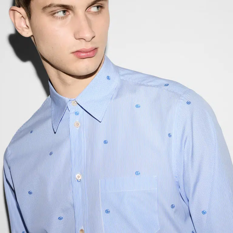 Gucci Striped cotton poplin shirt - Image 2