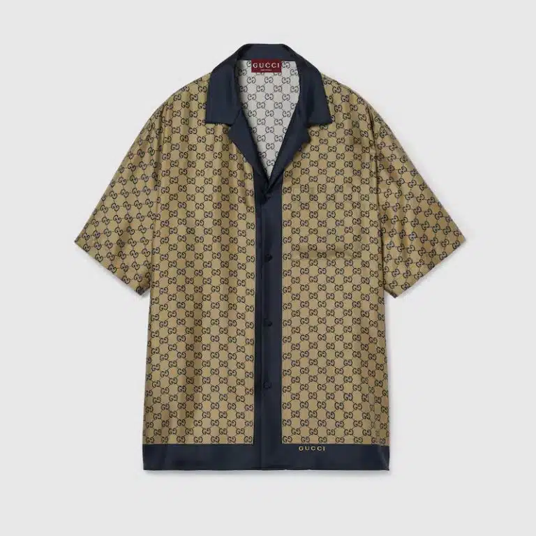 Gucci Printed silk shirt