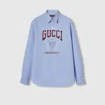 Gucci Printed heavy cotton poplin Shirt