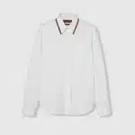 Gucci Oxford cotton shirt with Web