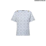 Aquarelle Monogram Eyelet T-Shirt