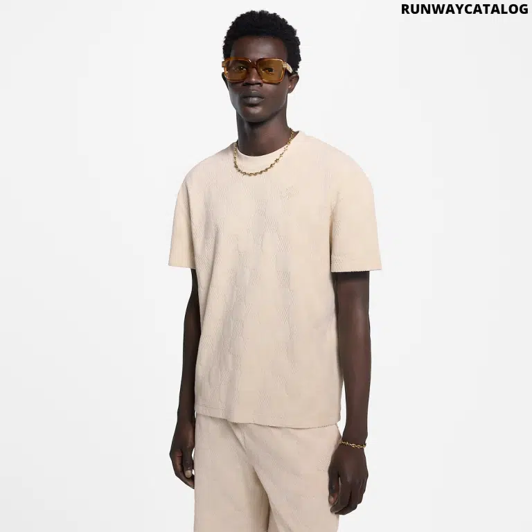 Damier French Terry T-Shirt - Image 2