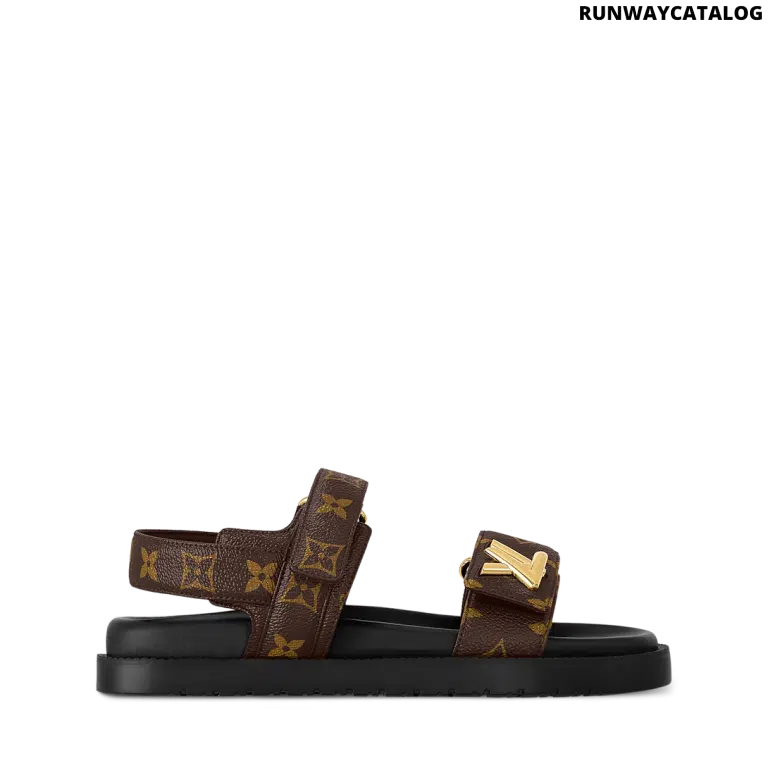 LV Sunset Flat Comfort Sandal - Image 2