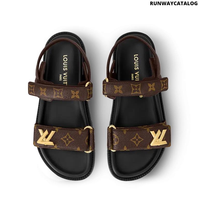 LV Sunset Flat Comfort Sandal - Image 3