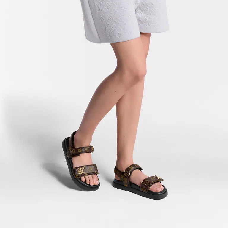 LV Sunset Flat Comfort Sandal - Image 4