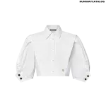 LV Puff-Sleeve Blouse