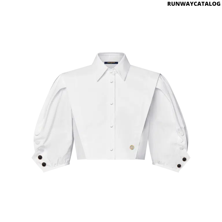 LV Puff-Sleeve Blouse