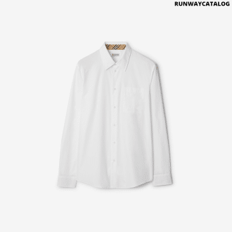 Burberry Regular Fit Cotton Poplin Shirt