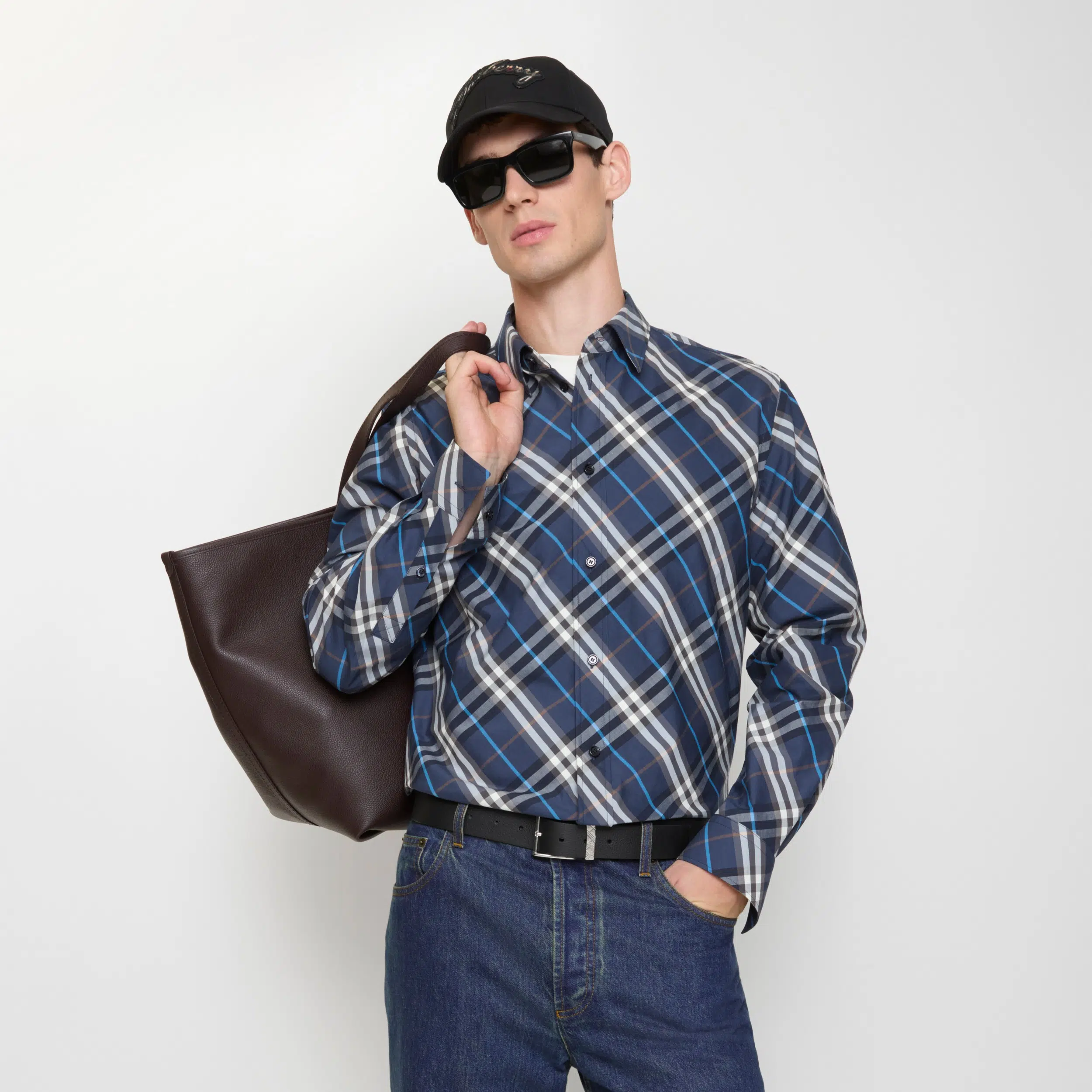 Burberry Relaxed Fit Check Cotton Shirt - Image 2